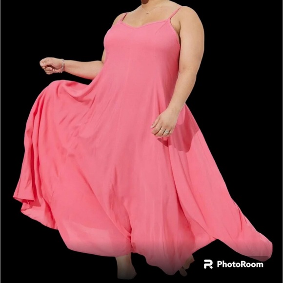 torrid Dresses & Skirts - NWT Torrid Challis Trapeze Dress Honeysuckle Pink size 2X